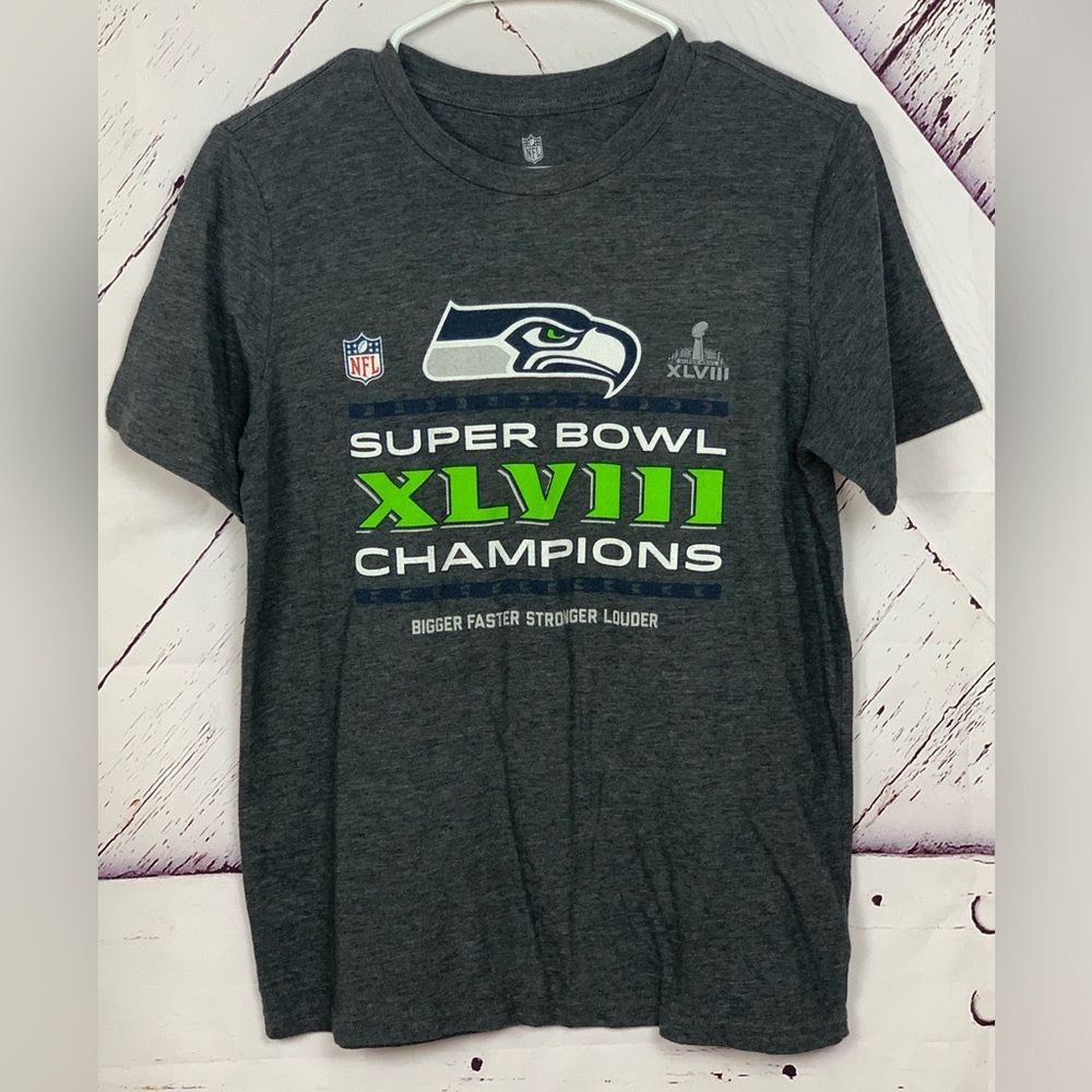 Boys Seattle Seahawks Super Bowl XLVIII Champs Tee